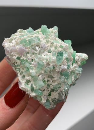 Lustrous Blue Tourmaline with Matrix