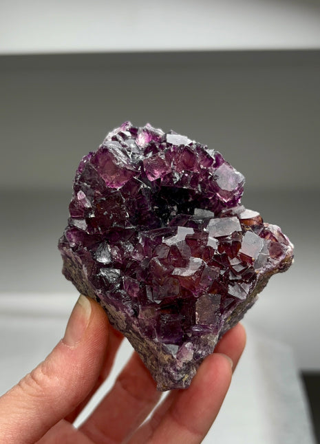 Purple Fluorite from Okorusu, Namibia