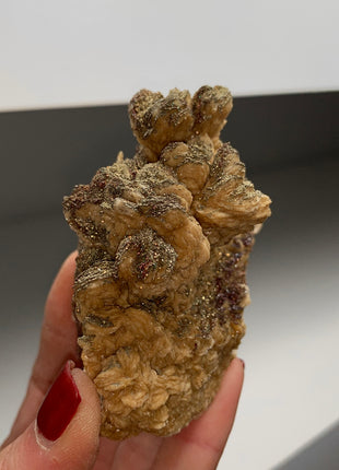 Yellow Barite Flower with Sparkly Pyrite 🔥