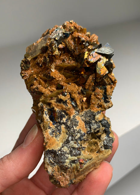 Chalcopyrite with Siderite ๐ - Kaiwu mine