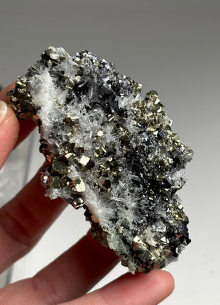 6 Pieces ! Lustrous Pyrite with Quartz Lot