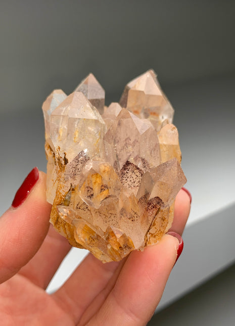 Sunset Hyaline Quartz with Great Phantoms   # PM0202