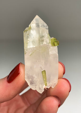 DT Quartz with Green Tourmaline