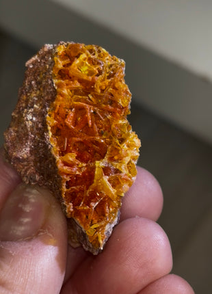 Wulfenite from Rowley mine, Arizona