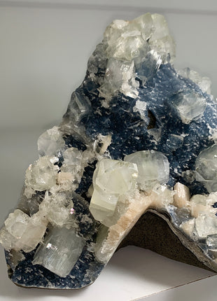Dreamy Blue Chalcedony with Apophyllite and Stilbite !!