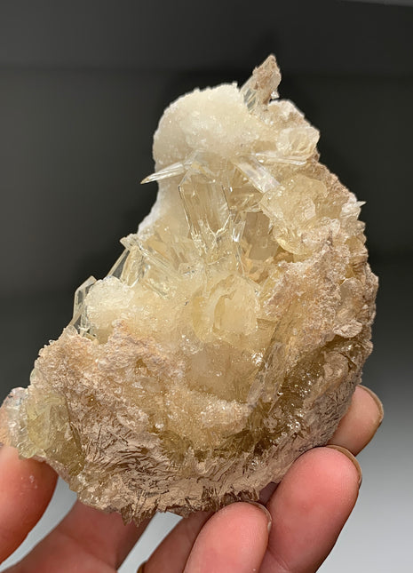 Gemmy Selenite from Zaragoza Spain