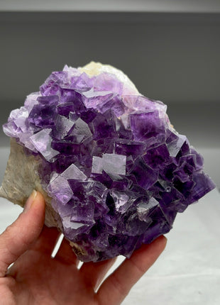Incredible Purple Fluorite from Berbes Collection # 412