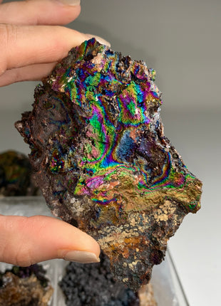 Very High Grade Rainbow Goethite Lot 🌈 From M. San Valentin, Spain 6 Pieces !