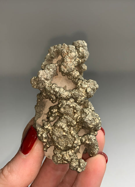 Unusual ! Pyrite on Rock Matrix Specimen