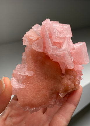 Pink Halite with Great Crystallization - from Searles Lake, California