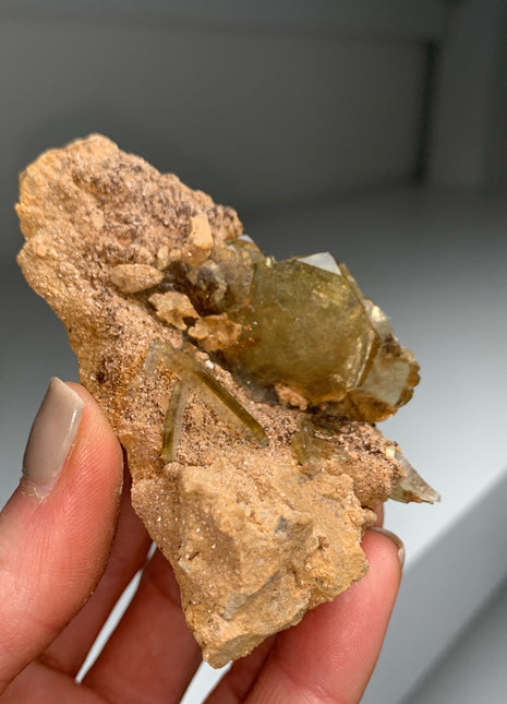 Barite on Matrix - From Cerro Warihuyn, Peru