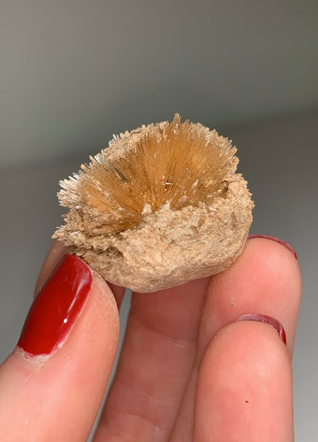 New Arrival ! Bursting Sun Aragonite Ball - From Pantoja, Spain