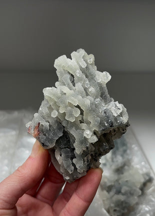 6 Pieces ! Druzy Blue Chalcedony Lot