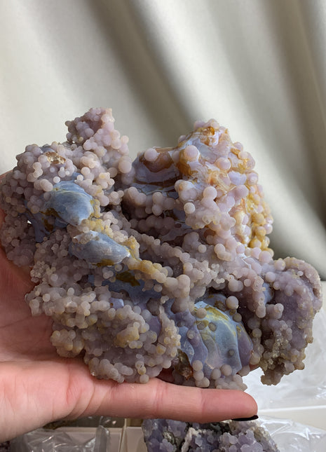 Wow !! Grape Agate Lot - From Sulawesi, Indonesia - 4 Pieces !