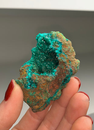 Green Dioptase Geode PM049