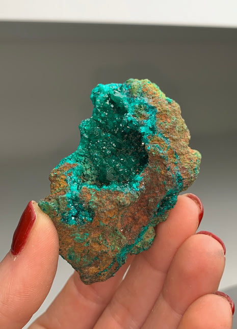 Green Dioptase Geode PM049