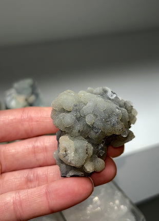 9 Pieces ! Druzy Blue Chalcedony Lot