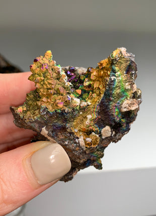 Very High Grade Rainbow Goethite Lot 🌈 From M. San Valentin, Spain 12 Pieces !