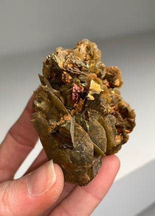 Chalcopyrite with Siderite 🌈 - Kaiwu mine