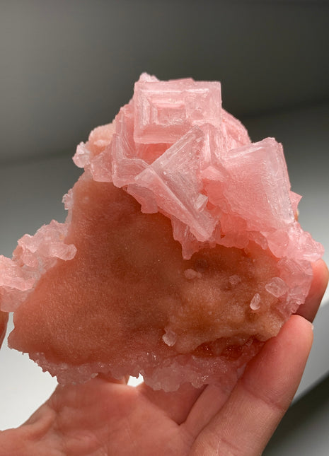 Pink Halite with Great Crystallization - from Searles Lake, California