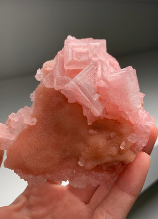 Pink Halite with Great Crystallization - from Searles Lake, California