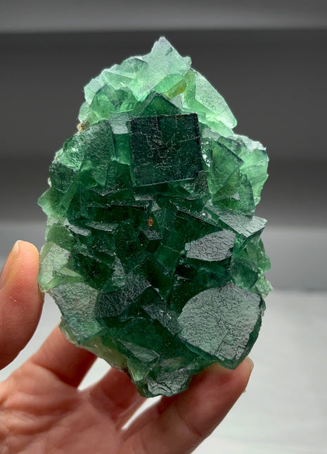 Rich Green Fluorite from Okorusu mine, Namibia