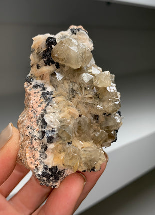 Cerussite with Pink Barite