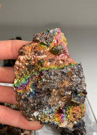 Very High Grade Rainbow Goethite Lot 🌈 From M. San Valentin, Spain 6 Pieces !