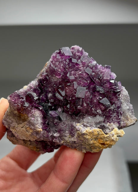 Purple Fluorite from Okorusu, Namibia