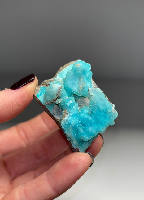 Sparkling Sky Blue Hemimorphite