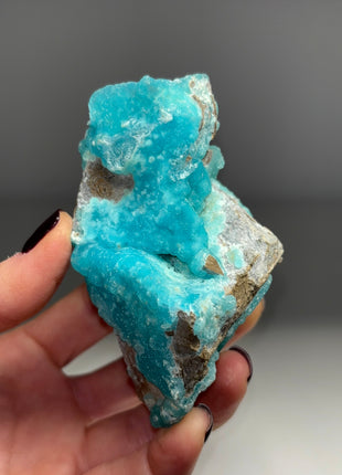 Sparkling Sky Blue Hemimorphite