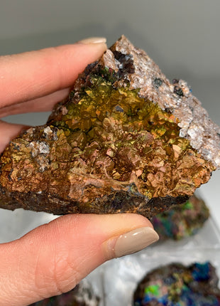 Very High Grade Rainbow Goethite Lot 🌈 From M. San Valentin, Spain 6 Pieces !