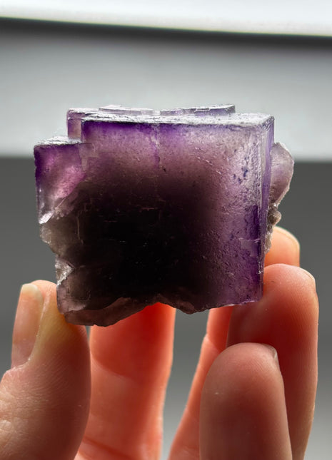 Purple Fluorite from Muzquiz, Mexico