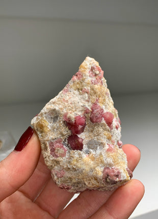 Raspberry Grossular Garnet Specimens Lot ! 6 Pieces