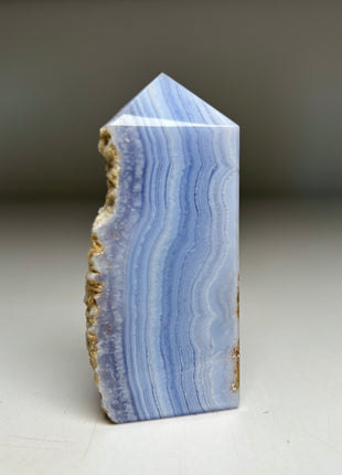 Blue Lace Agate Tower from Malawi