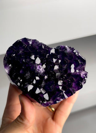 Amethyst Geode Heart PM1414