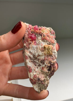 Raspberry Grossular Garnet Specimens Lot ! 8 Pieces