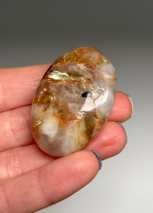 6 Piece Lot ! Golden Red Mica with Quartz
