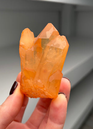 Tangerine Quartz from Diamantina, Brazil