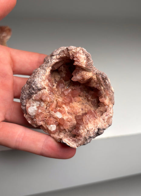 12 Piece Lot ! Pink Amethyst Geodes From Colli Cura Mine, Neuquen, Argentina