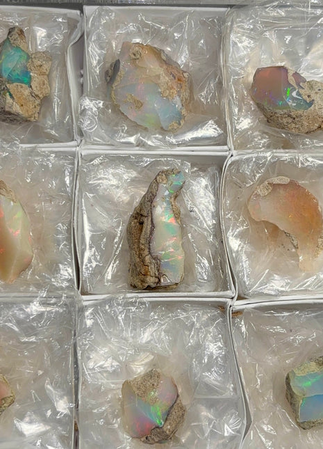9 pieces !  High Grade We’lo Opal Lot  - From Ethiopia