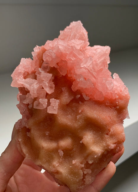 Pink Halite with Great Crystallization - from Searles Lake, California
