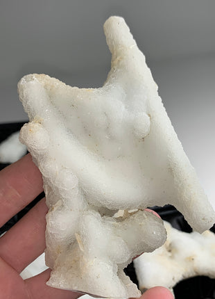 New ! White Coral Chalcedony Stalactite Lot - 6 pieces !