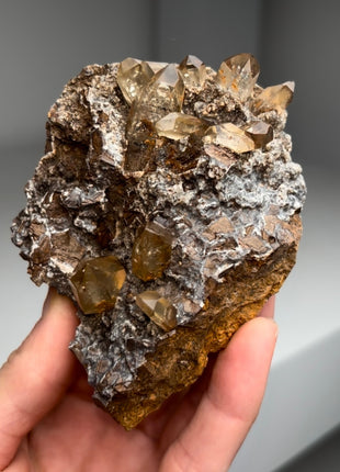 Yellow Citrine on Matrix