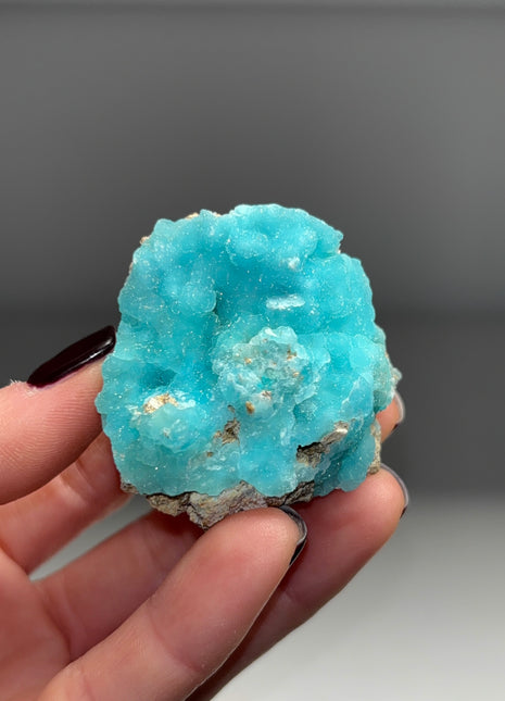 Sparkling Sky Blue Hemimorphite