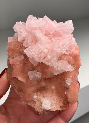 Pink Halite with Great Crystallization - from Searles Lake, California