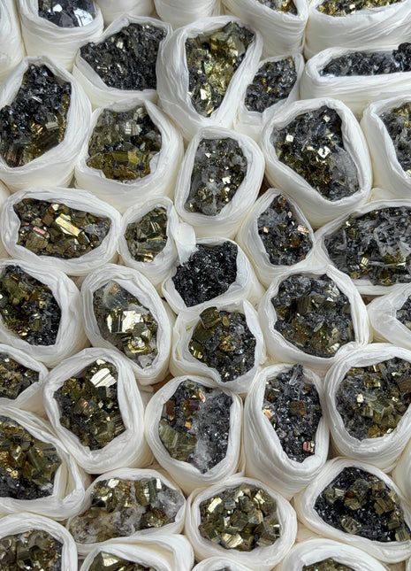 High Grade Pyrite Specimens Lot - 47 Pieces !