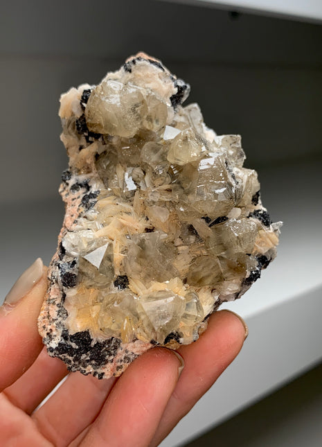 Cerussite with Pink Barite