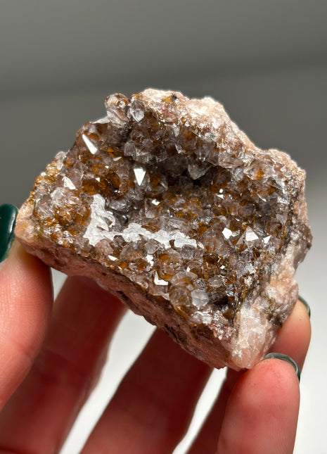 New Arrival ! Phantom Quartz with Calcite