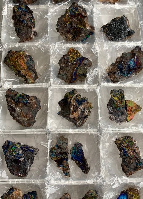 Very High Grade Rainbow Goethite Lot 🌈 From M. San Valentin, Spain 21 Pieces !
